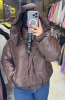 کاپشن کلاه دار